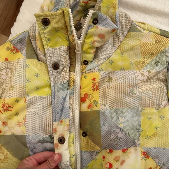 Urban Outfitters Patchwork Printed Nylon Puffer Jacket - Picture 2 of 8